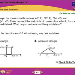 Homework coordinate proofs geometry graph find
